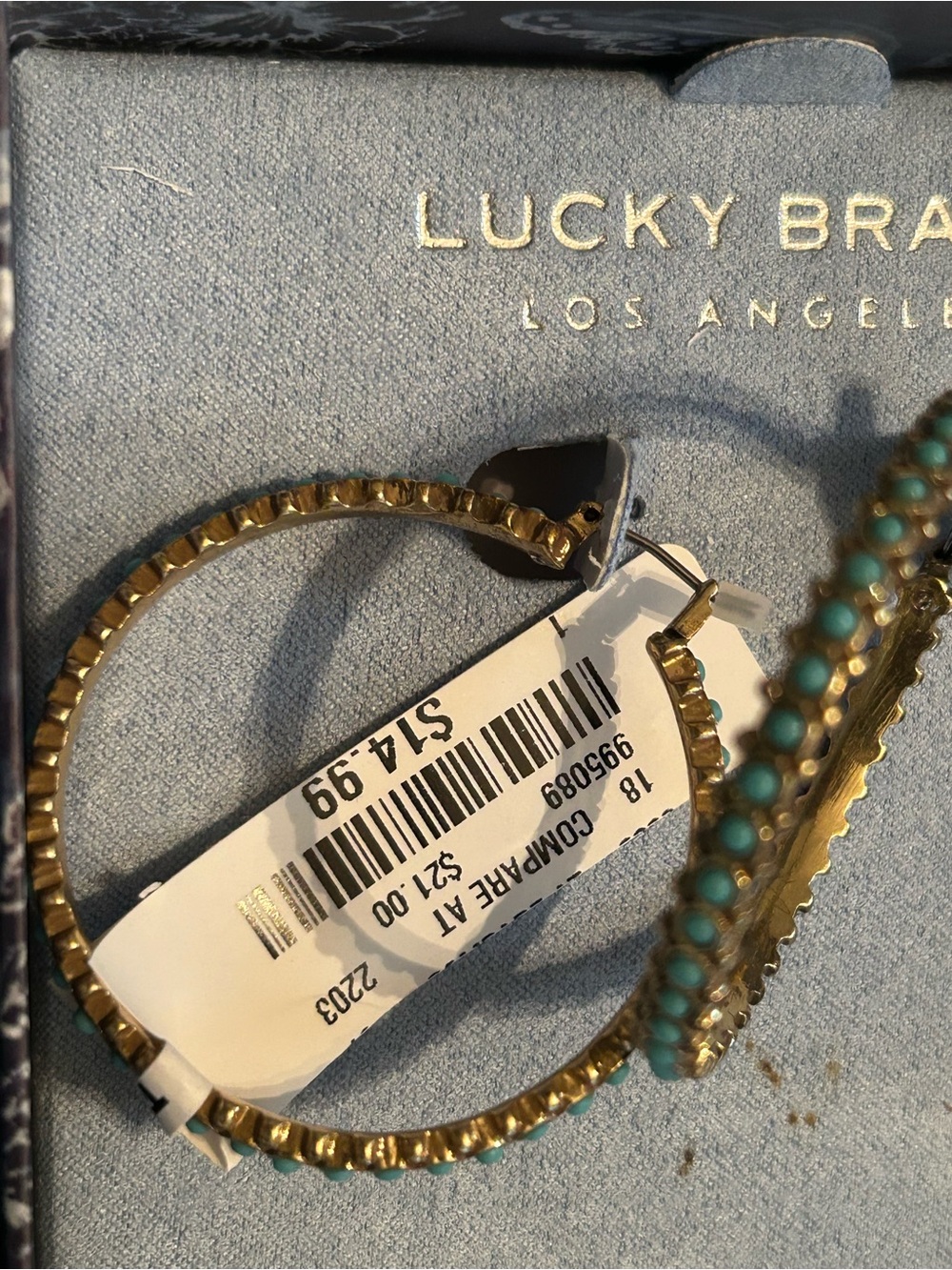NWT Lucky Brand Earrings - Comes in a box - Picture 3 of 4